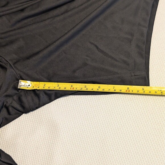 Zelos Men's Size 4X Athletic Gym Shorts Big & Tall Black | Drawstring | Pockets - Picture 8 of 9